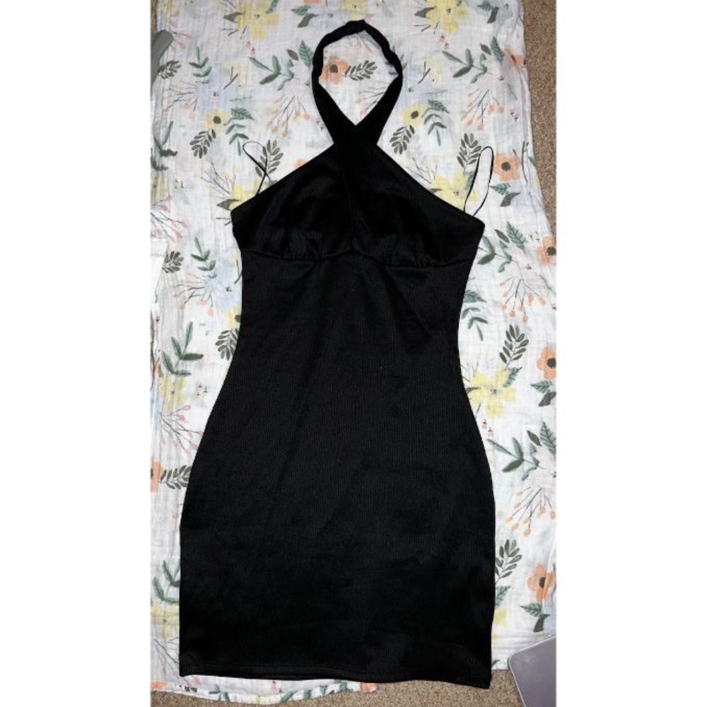 Black Bodycon Dress H&M NWT Size S